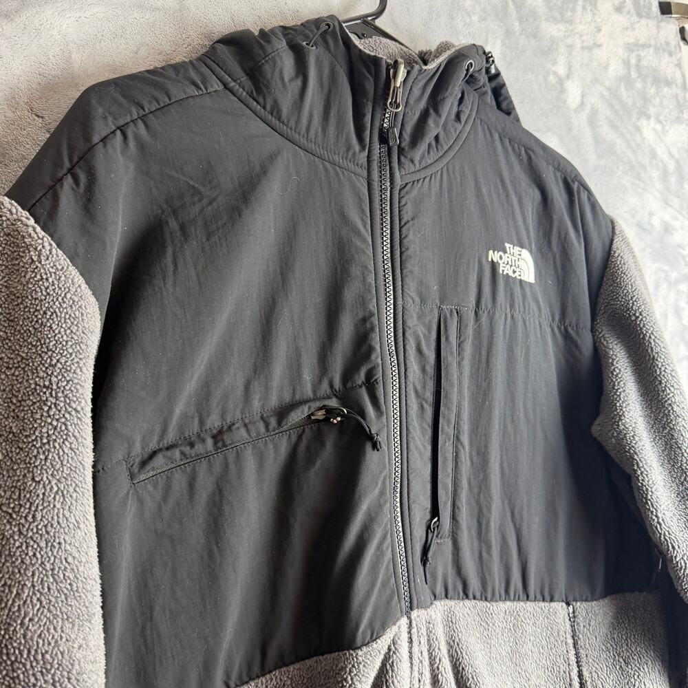 The North Face Denali Hoody Men's Large Gray Fleece Full Zip Jacket